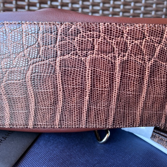 NWT HTF Brahmin Small Elaine Pecan Haiku Satchel - Picture 12 of 16